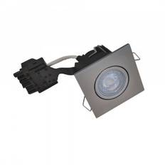 Downlight Uni Install Plug 5W 840, 480 lm, GU10 firkant børs.alu