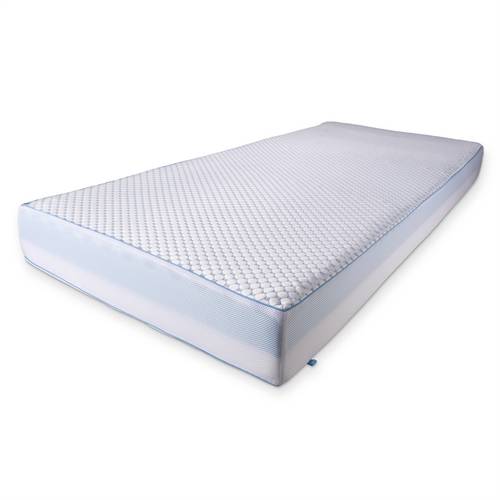 Kylande madrass 120x200 - Höjd 18 cm - Lyxig skummadrass med kylande memoryskum - 7 zoner - SLEEP TECH by Borg