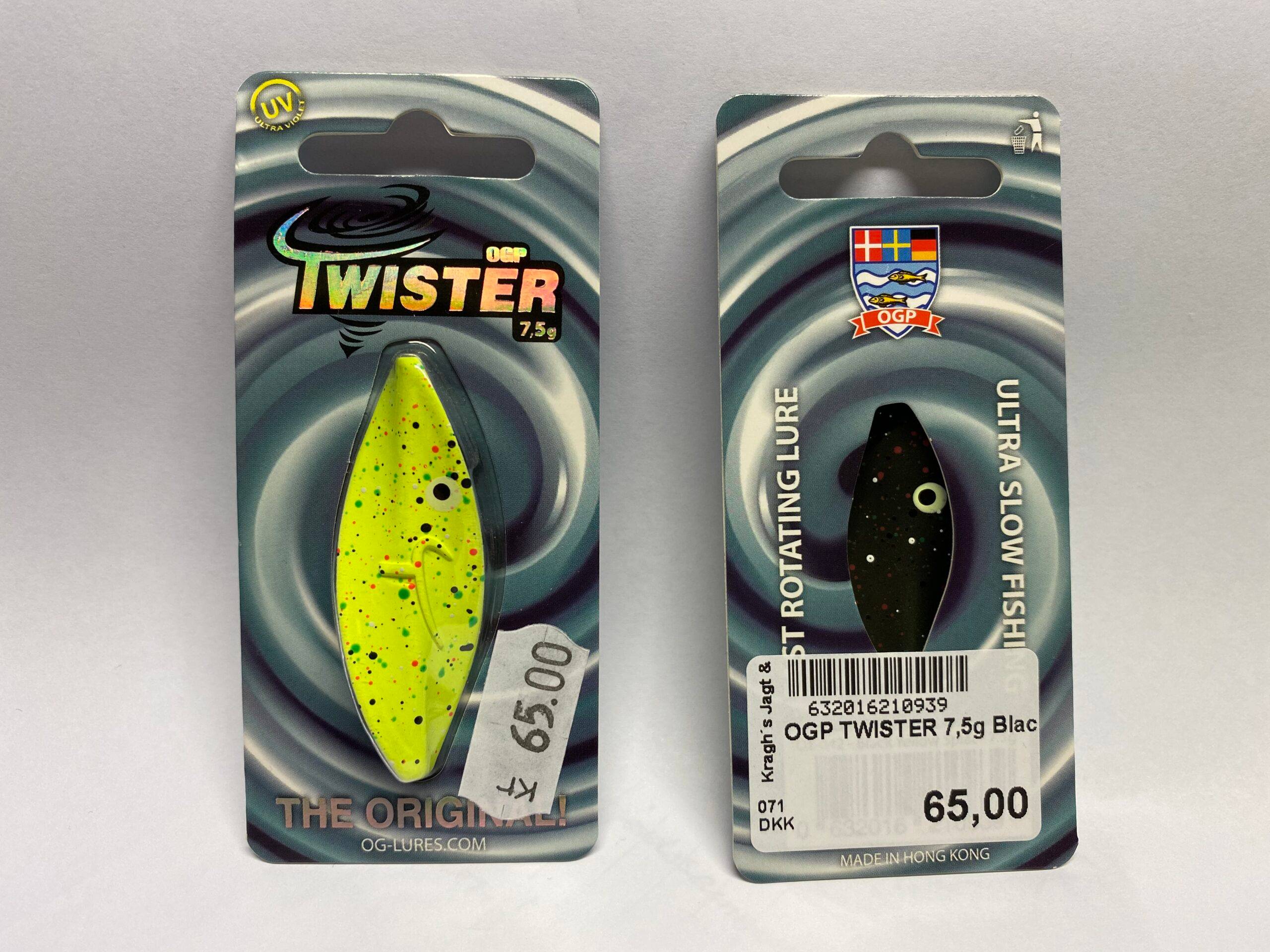 OGP TWISTER 7,5g - Black Yellow Splat