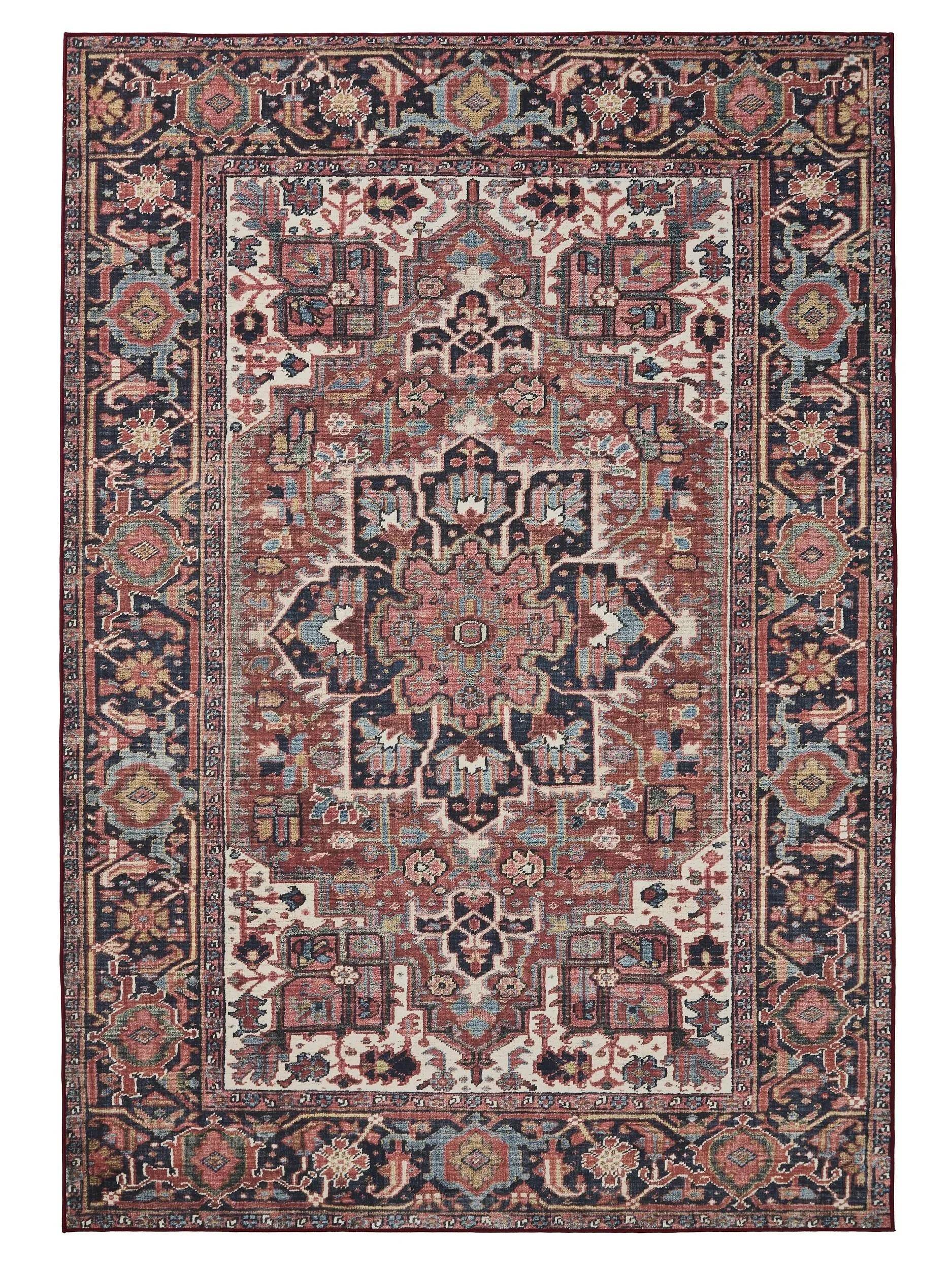 ATLAS Flerfarvet Vaskbart Tæppe - Rektangulær / 300x400 cm / Flerfarvet
