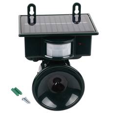 Solar Powered PIR Motion Sensor Ultrasonic Pest Repeller Bird Dog Cat Fox Mouse Chaser