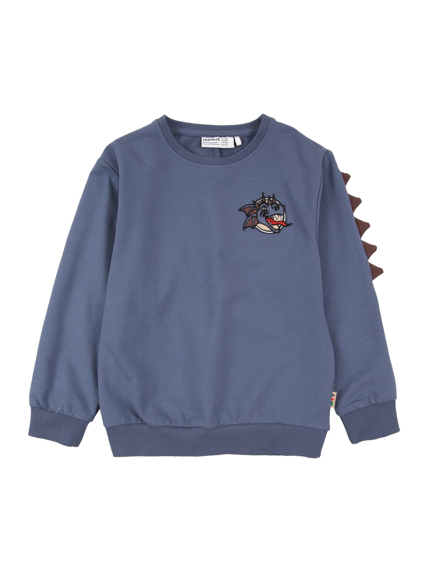 NAME IT Sweatshirt 'NMMKETIL' opal / brun / vit