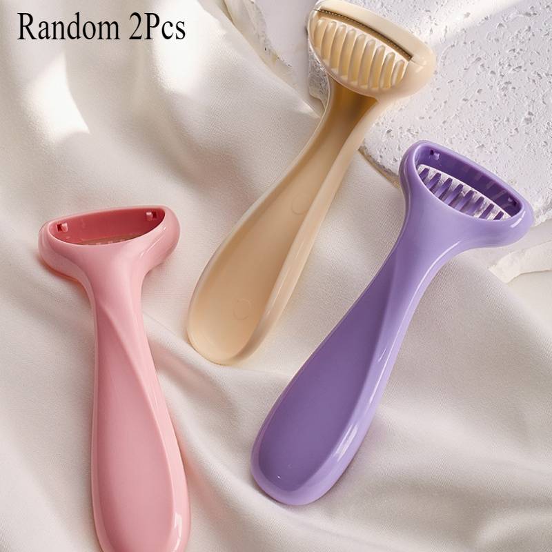 TEMU 2pcs Body Shaver Hair Remover Smooth Shaving Women Safety Facial Hair Remover Comfortable Machine Bikini Mini Razor For Sensitive