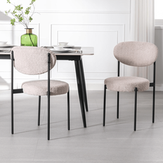 2ST Wahson barstol tedib barstolar metallben modern kökspall kök/barbarstol, beige - Kaki