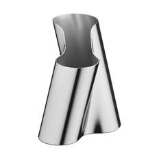 Georg Jensen Lituus Vase - H 20,4 cm - Rustfrit stål - Sølvfarvet