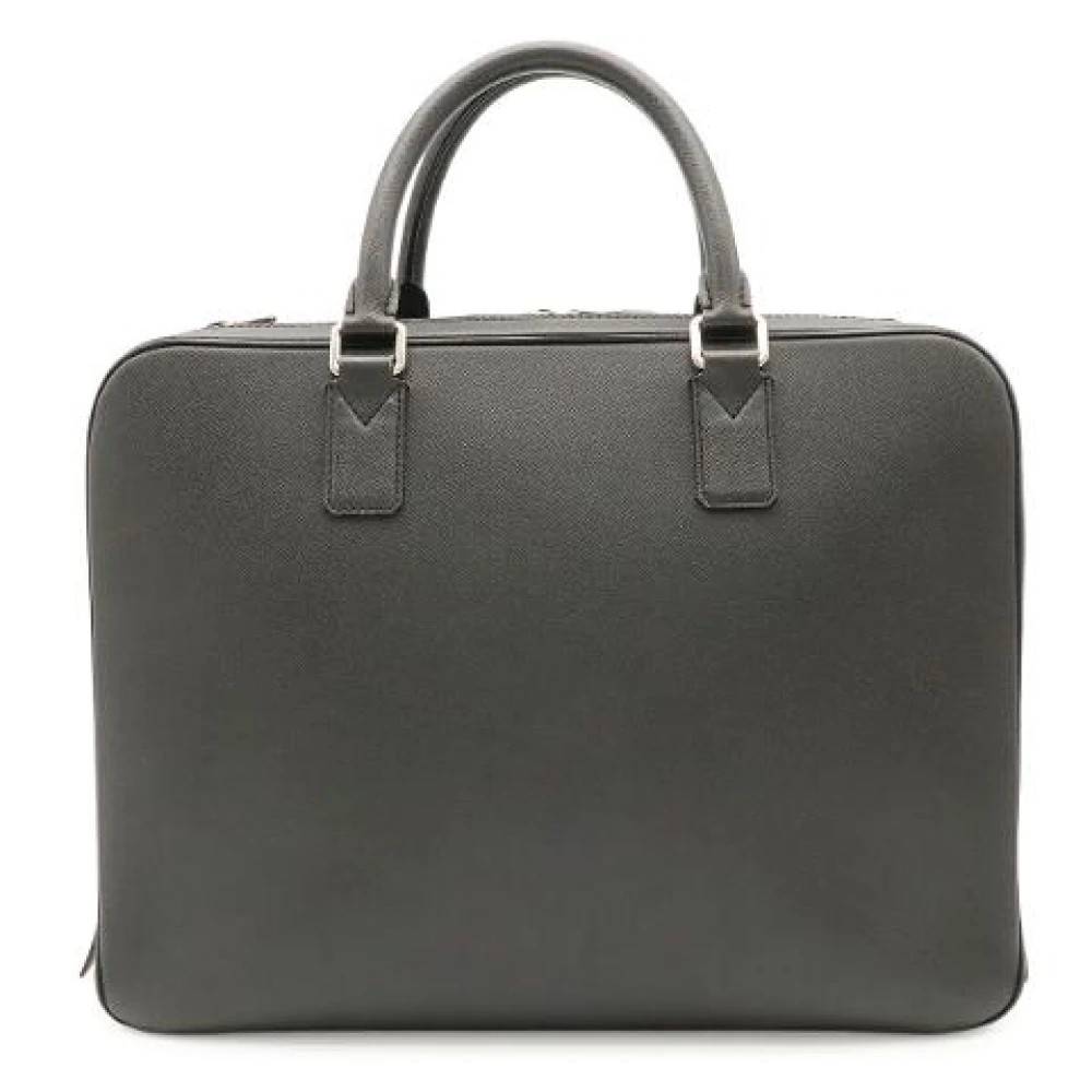 Louis Vuitton Vintage Pre-owned Taiga Briefcase - Vintage - Dame - Sort - ONE SIZE - Læder