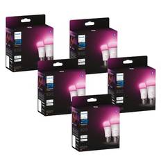 Philips Hue E27 LED-pære, Color & White ambiance, 800lm Bluetooth + Zigbee (10 pak)