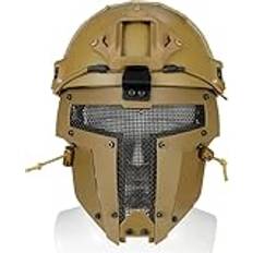 Sparta Helmets Hjälmset, Stålnät Paintball Mask Airsoft Skydd Taktisk Snabbhjälm Spelutrustning For Jaktskytte(T)