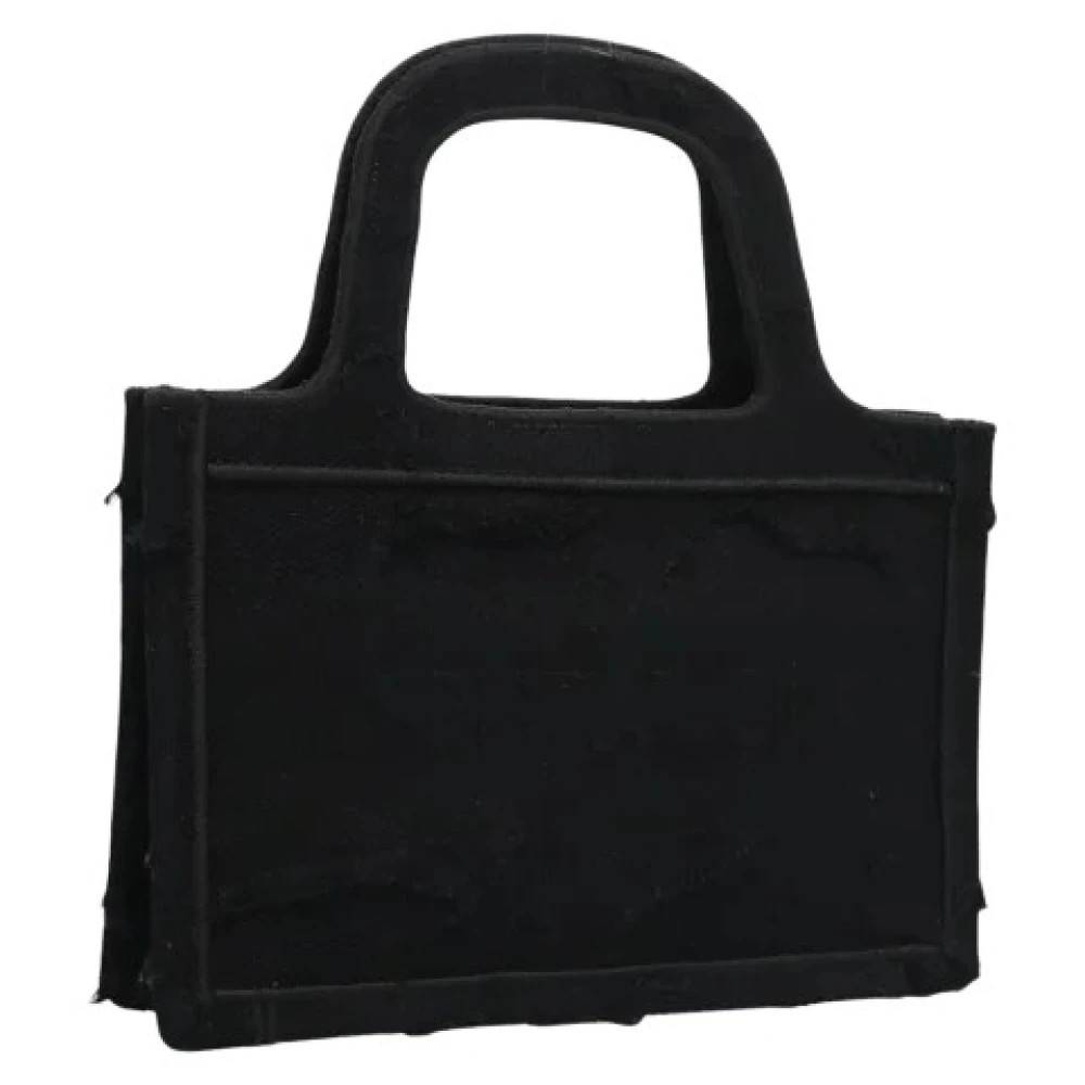 Dior Vintage Pre-owned Vintage Canvas Tote Bag - Vintage - Dame - Sort - ONE SIZE -