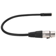 3.5MM Female to XLR Female Zinc Alloy 3.5MM Interface o Adapter Cable Patch Cord