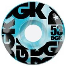 Swirl Formula Blue Skateboard Wheels - 53mm