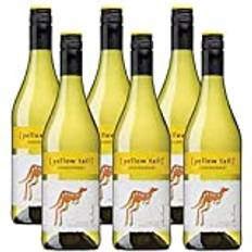 Yellow Tail Chardonnay Halbtrocken - Aromatischer Weißwein aus Australien (6 x 0.75l)