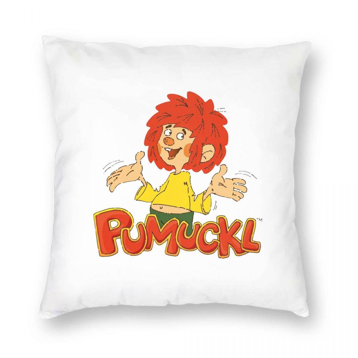 Pumuckl Kvadratisk Kuddfodral Kudde Överkastkudde för Hem Soffa Vardagsrum