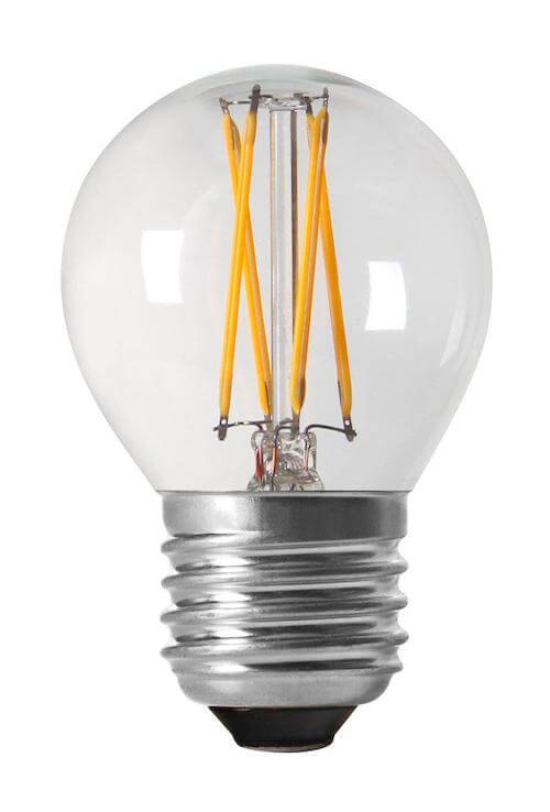 Shine LED Pære Klar Filament E27 - PR Home