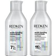 Redken Acidic Bonding Concentrate Shampoo and Conditioner Bond Repair Bundle 2 x 300ml