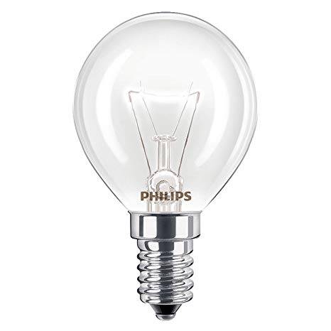 Philips ugnslampa 40W E14 230V – värmetålig upp till 300 °C – för ugn & pizzaugn