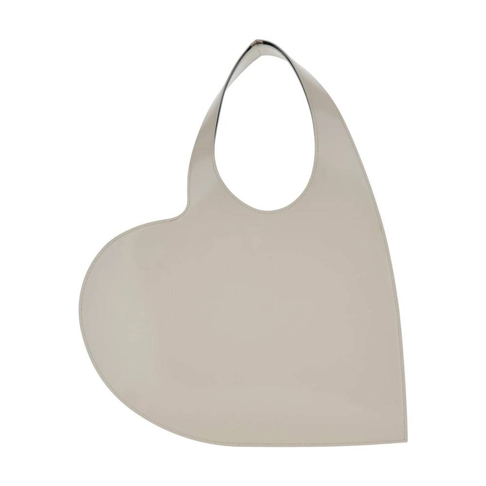Coperni Heart Tote - Tasker - Dame - Beige - ONE SIZE - Uld
