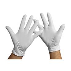 KMINA - Nitrilhandskar S (100 enheter), Engångshandskar Nitril, Nitrilhandske Vit, Nitrilhandskar Pulverfri, Handskar Nitril Vit, Engångs Nitrilhandskar, Nitrile Gloves (LATEXFRI).