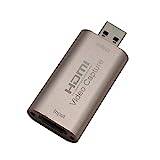 DollaTek Hdmi Capture Card Video Audio Capture Card 4K HDMI till USB 3.0 Videoinspelningsenhet för Switch PS4 xBox Streaming Undervisning i videokonferens eller livesändning