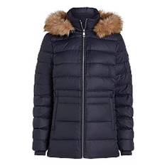 TOMMY HILFIGER Tyra Down Jacket With Fur |Navy |XS