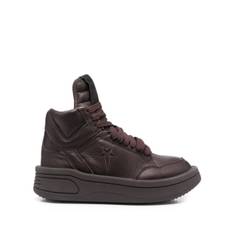 Rick Owens DRKSHDW - x Converse sneakers - unisex - polyuretan/gummi/Tyg/kalvskinn - 7.5 - Röd