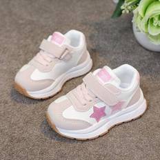 Ett par unisex 1-3 6-åriga skateboardskor för barn till hösten 2024 för pojkar och flickor. Pandaskor för flickor och vita skor för barn - Rosa (EUR19,EUR20,EUR21,EUR22,EUR23,EUR24,EUR25,EUR26)