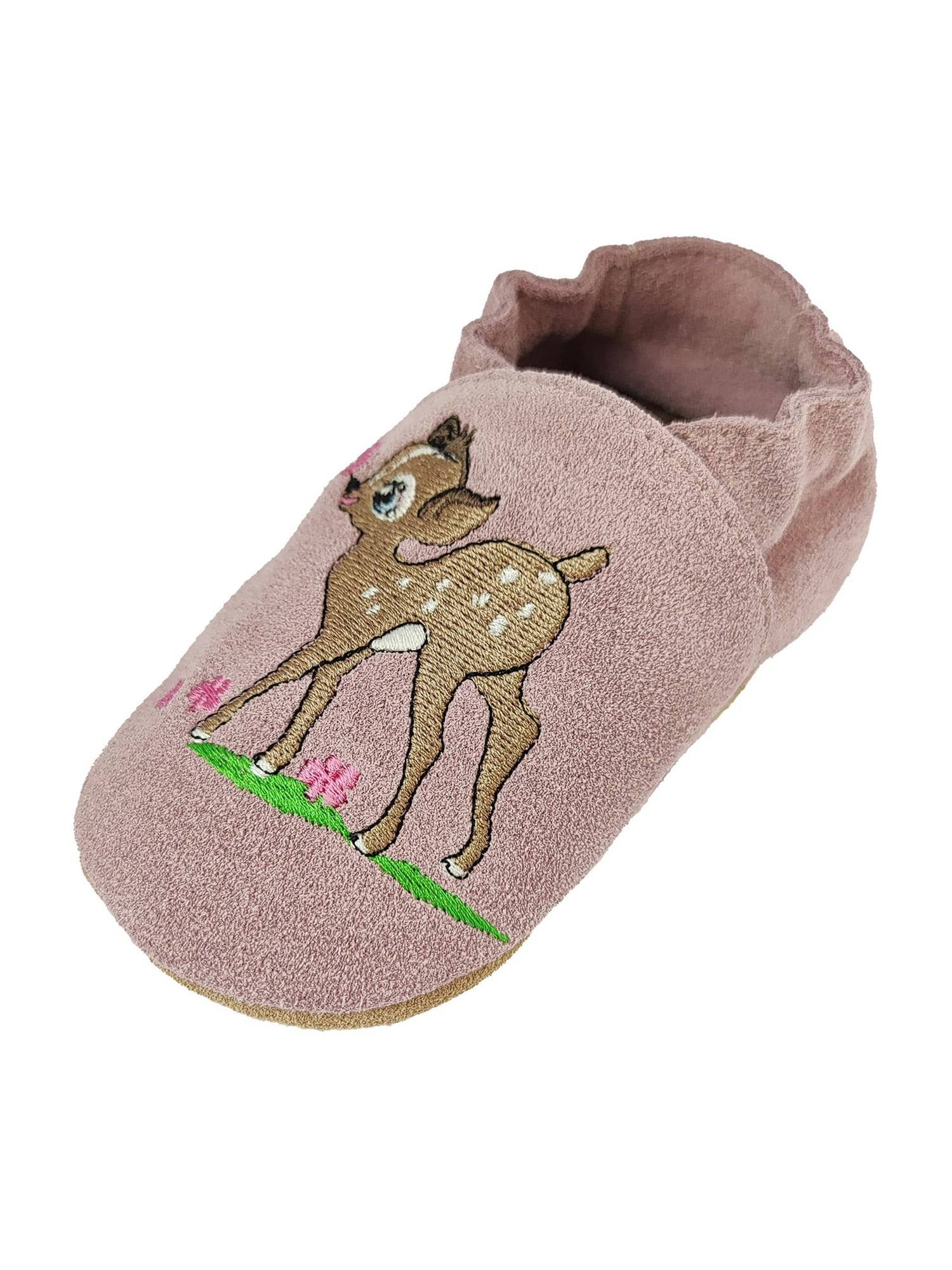 BECK Innesko grå / grön / rosa