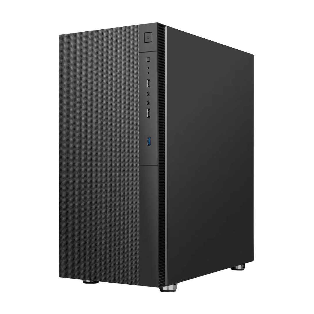 Gaming / RX 9060XT 16GB / Ryzen 5 7600X / 16GB DDR5 (4800MHz) / 4TB NVMe - Svart