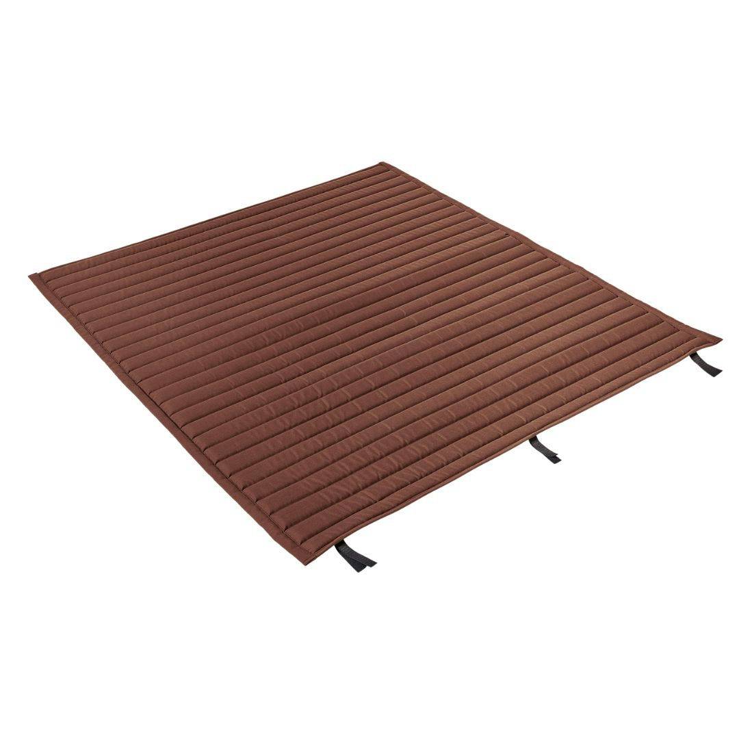 HAY Palissade Lounge Soffa Quiltad kudde Iron Red