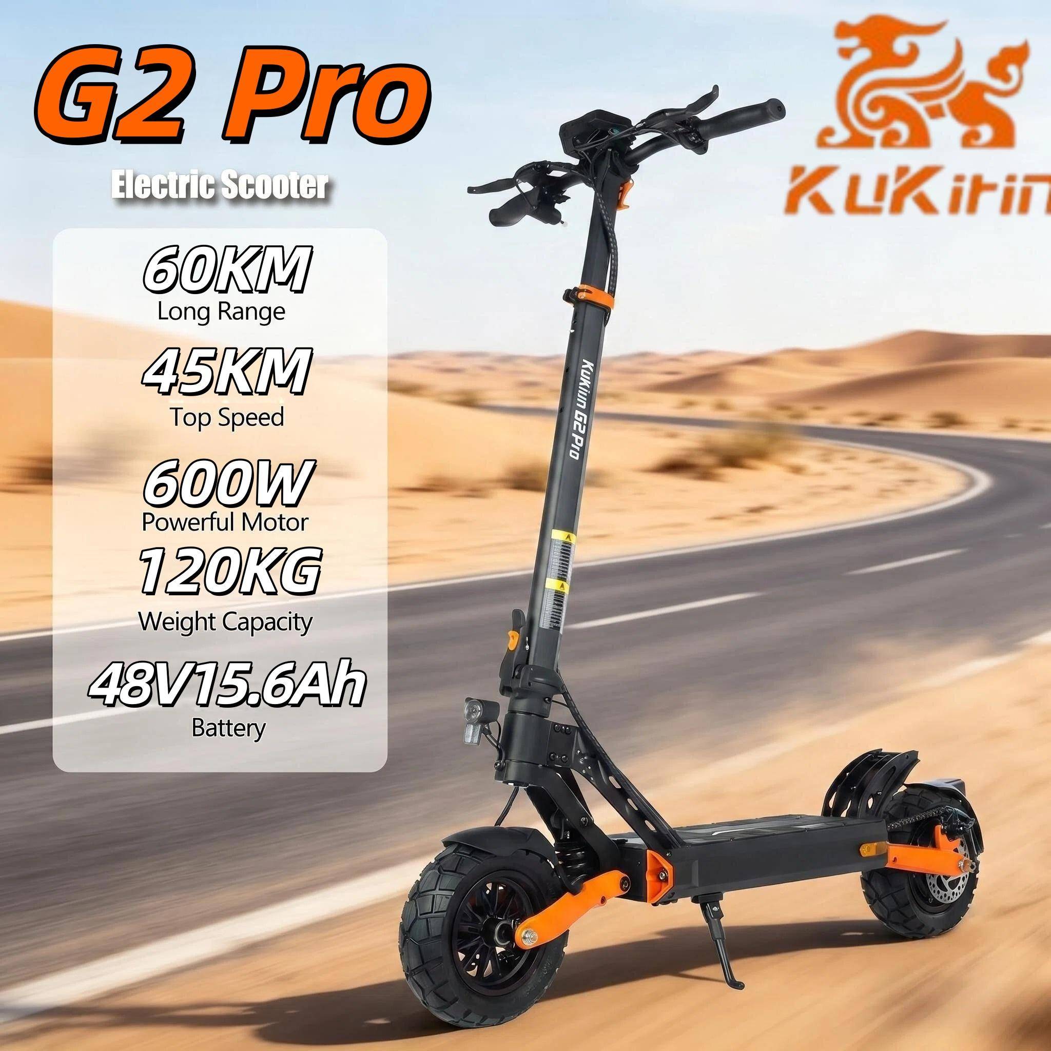 2026 KUKIRIN G2 PRO,VMP,ABE Elsparkcykel 48V 15,6Ah 500W Motor 65KM Räckvidd 25 km/h Hastighet Vakuumdäck DGT-certifierad elsparkcykel