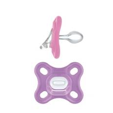 MAM MAM nappar, babynapp 0-4 månader, bästa nappen för ammade bebisar, komfortdesignkollektion, flicka, 2-siffror, rosa, rosa