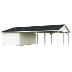 Garage m/garageport, Roger, 52,2 m², hvid