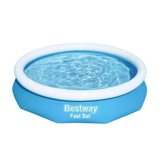 Bestway Fast Set Pool 3,200l 305×66 Cm Pool Och Bassäng 57458 bubbla cirkel vatten