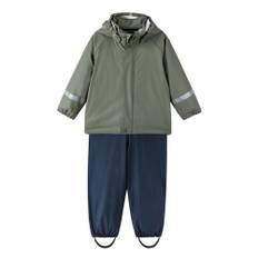 Reima Tihku Rain Outfit regnställ (barn) - Greyish Green, 86