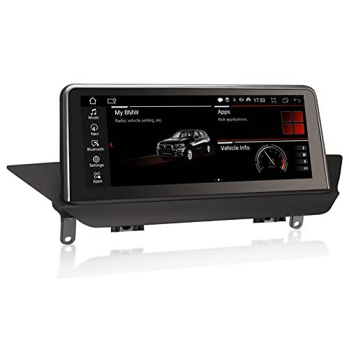 Erisin 10,25 tum Android 14 4 GB+64 GB Bluetooth-bilradio för BMW X1 E84 (2009–2015) CIC System GPS-navigator IPS-skärm iDrive OEM trådlös CarPlay WiFi 4G TPMS Can-Bus DAB+
