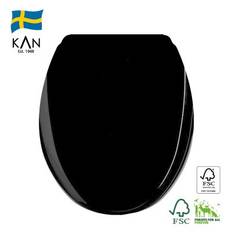 Kan Nordia Classic toalettsits, svart
