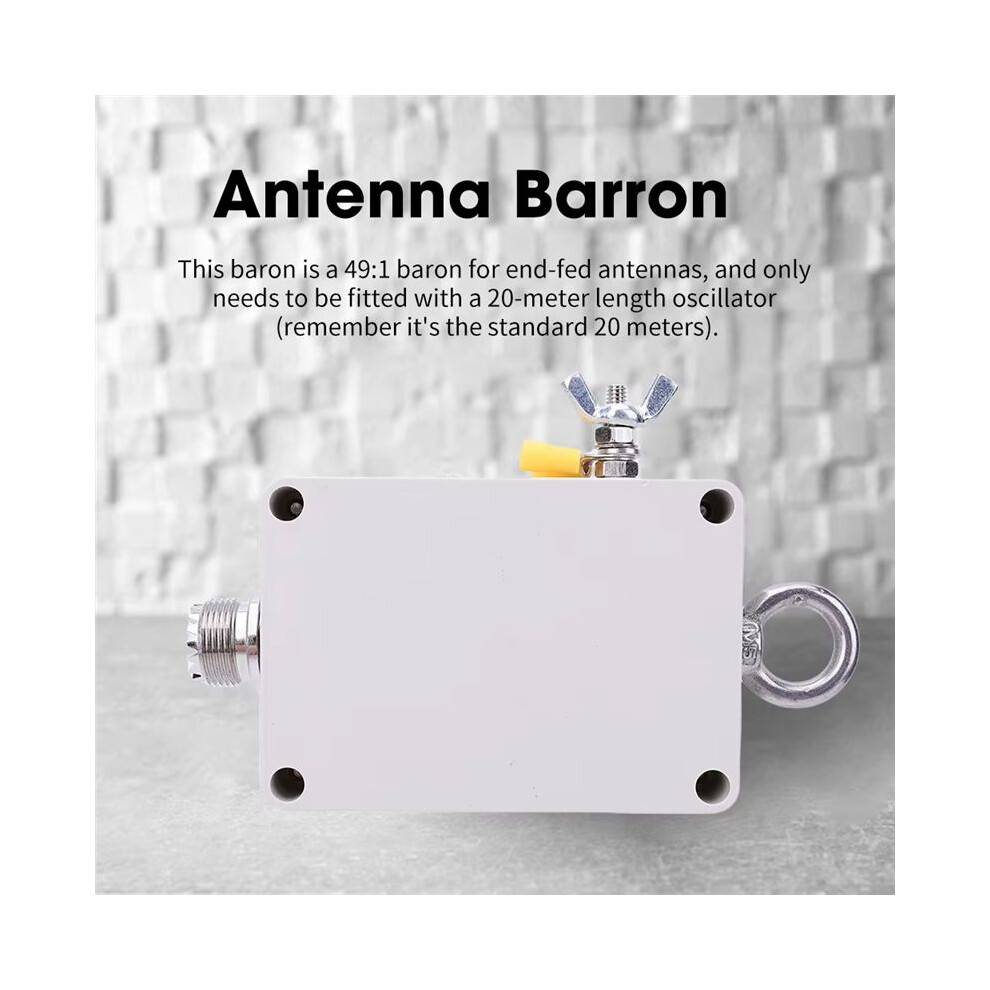 49:1 Balun Short Wave Four Band 5-35MHZ 100W End Fed Half-Wave Antenna EFHW Antenna Ham Radio Balun for Short Wave