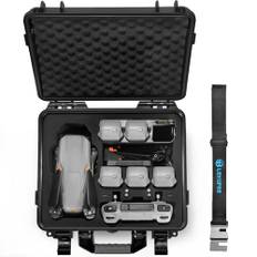 LEKUFEE Wasserdichter Hartschalenkoffer für DJI Air 3S Drohne/DJI Air 3 Fly More Combo/DJI RC N3/DJI RC 2/DJI RC N2 Fernbedienung und Zubehör (Nur Koffer)