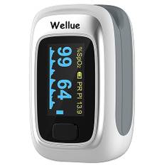 ViATOM Tragbar Pulsoximeter finger, O2 Sauerstoffsättigung messgerät finger mit Offline-Speicher, Oximeter Messgeräte für Blutsauerstoffsättigung, Puls und Perfusionsindex-Messungen