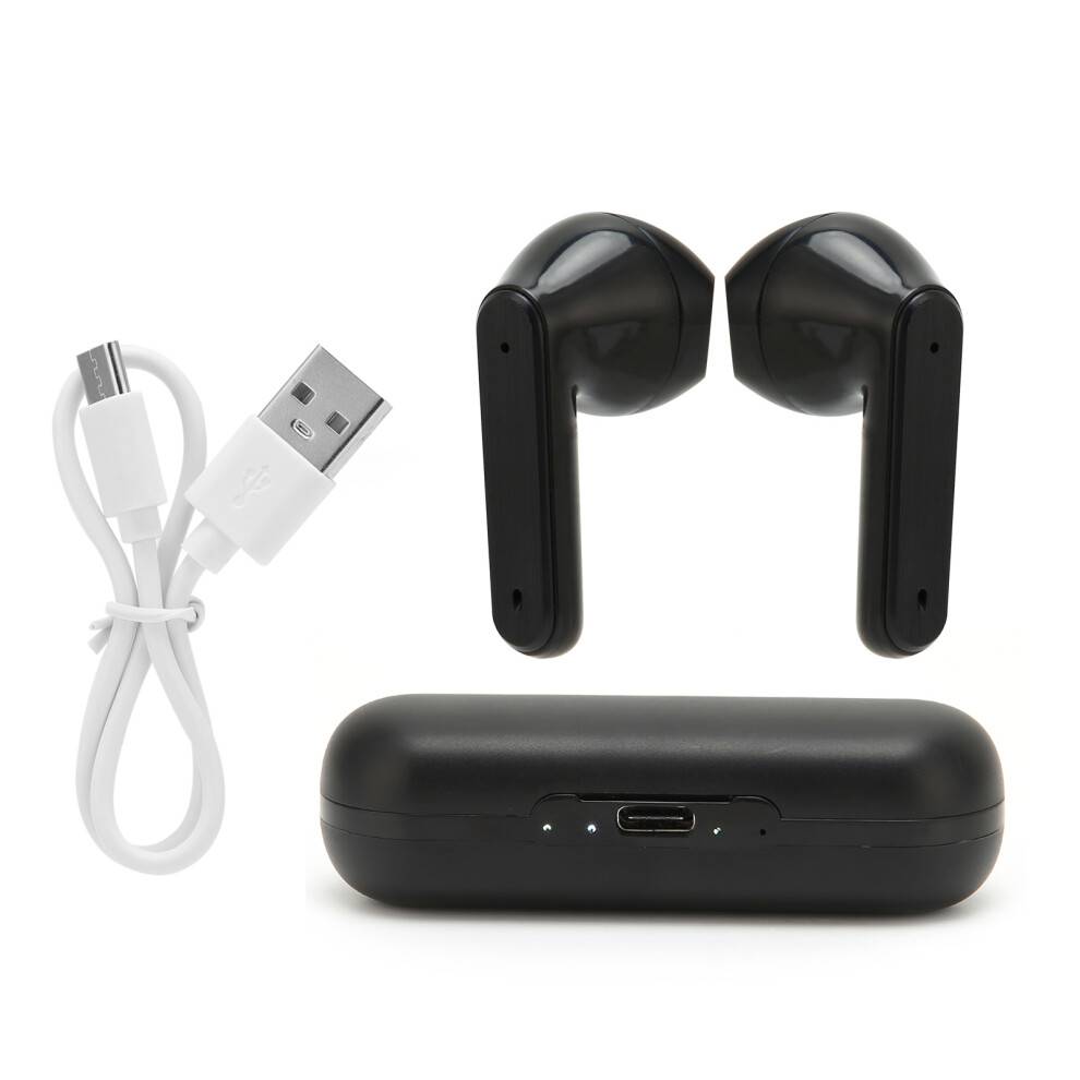 Trådløse hovedtelefoner Vandtætte Smart Touch, Aktiv støjreduktion HD Stereolyd med USB Type C Hurtigopladningsetui til iPhone Samsung Xia