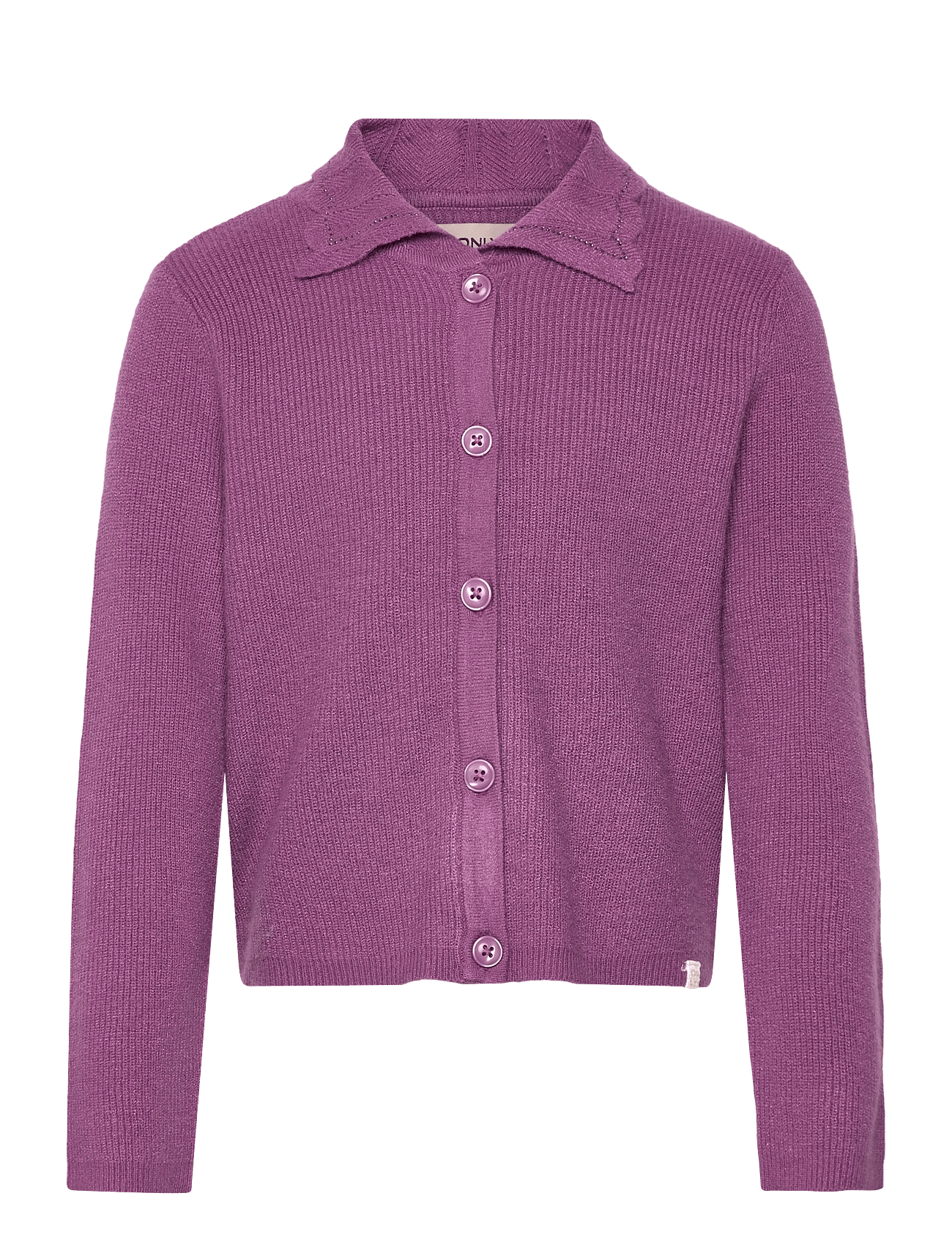 Kids Only Kmgkayakatia Life Ls Collar Cardigan Knt - Purple - 116