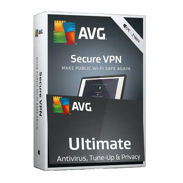 AVG Ultimate 2022 – 1 Device + VPN 3 Year (Windows only), Global