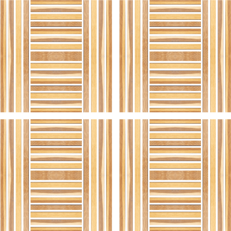 80 -tals stil mosaik trä imitation textur effekt glasunderlägg