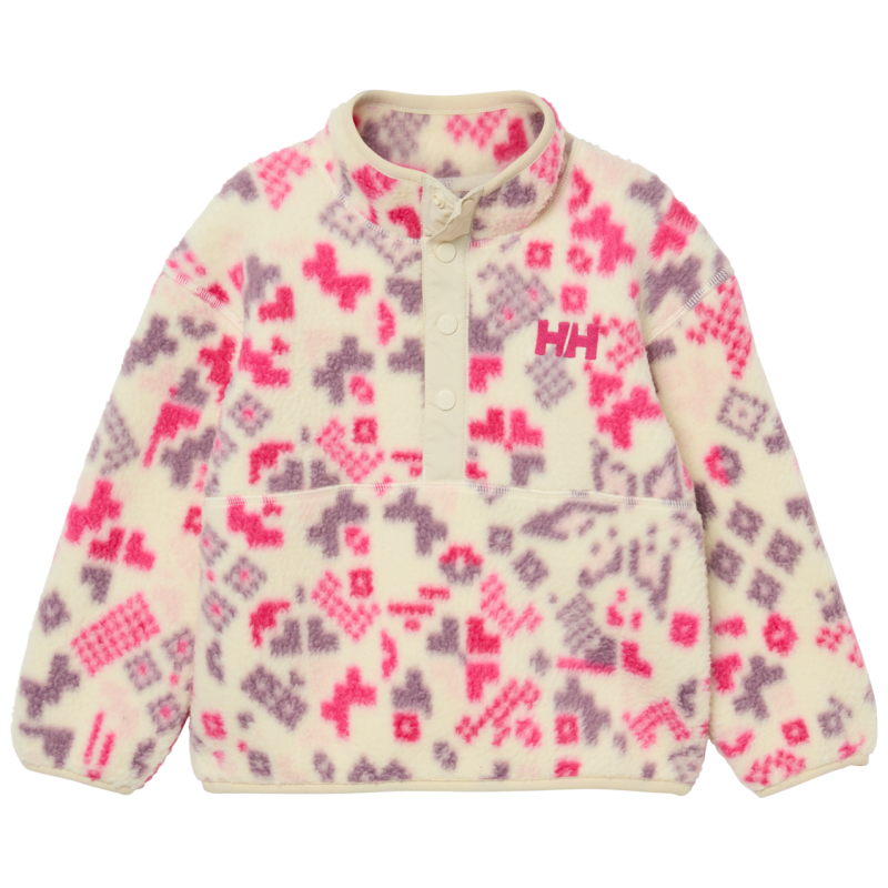 Helly Hansen Frosty Pile Sweater - Fleecetröjor - Børn Cream Aop Child's height 98 cm