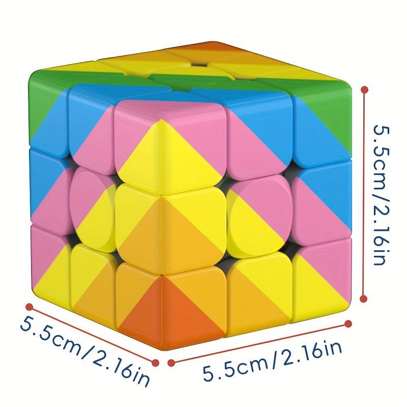 6 , 3x3 Cube Puzzle Cube, 3x3x3 Puzzle, Ideal Cube Puzzle Fo Adults, Christmas/birthday Gift