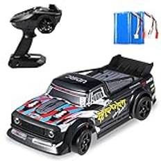 Irfora Fjärrstyrd bil 30 km/h RC drift bil RC bil 2,4 GHz 4WD RC racerbil barn gåva RTR med elektroniskt stabilitetssystem 2 batterier