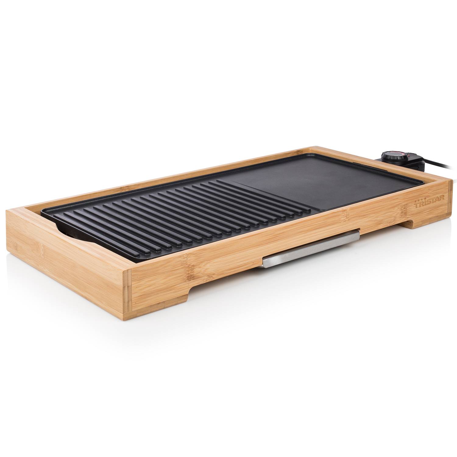 Tristar Elektrisk grill Bamboo XL "Plancha".