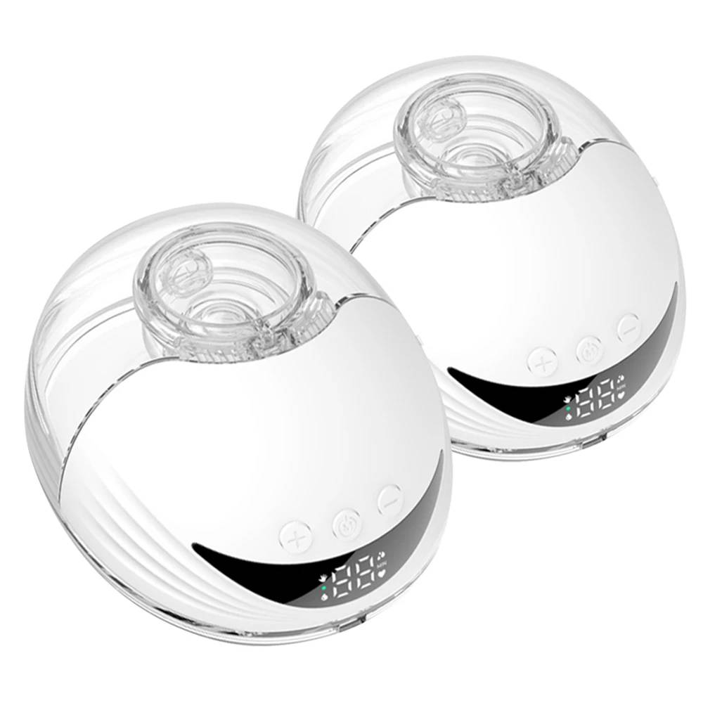 MY-375 Hands Free Breast Pump Wearable Electric Breast Pump Lightweight with LED Display 4 Modes & 12 Levels Automatic Milker