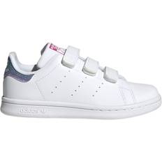 adidas Stan Smith cf Kids Ftwwht/ftwwht/cblack Sneakers Str 34 - Gummi hos Magasin
