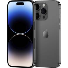 Begagnad iPhone 14 Pro m garanti - ett års garanti - Bra kosmetiskt skick - 128GB - Svart (128 GB)